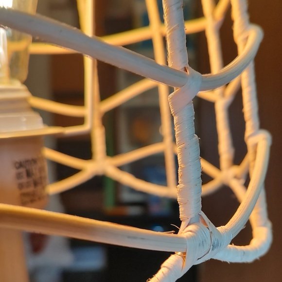 Rattan Table Lamp - Picture 2 of 7